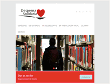 Tablet Screenshot of despensasolidaria.org